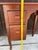 Vintage Child Size Writing Desk 2 Drawer Wood Vanity Table 1940s For Sale - Image 4 of 12