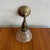 Early 20th Century Antique Industrial Brass Wall Sconce With Holophane Glass Shade For Sale - Image 5 of 13