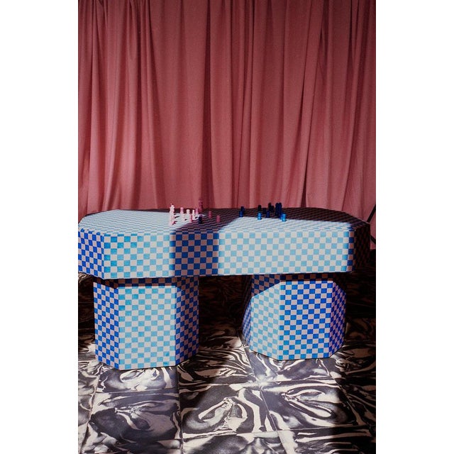 Viva Checkerboard 024 Bench by Houtique For Sale - Image 10 of 18