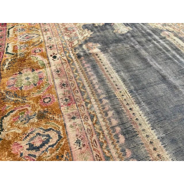 Textile Armenian Silk Rug, 1910s For Sale - Image 7 of 11