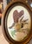 1950s Boehm Porcelain Fledgling Wall Art Bas-Relief Oval Frame For Sale - Image 6 of 9
