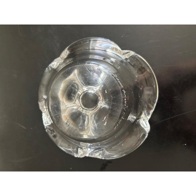 Crystal Candleholder by Jean Daum for Daum, 1970s For Sale - Image 8 of 9