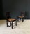 French Provincial Carved Back Dining Chairs by Charles Dudouyt, 1940s, Set of 2 For Sale - Image 6 of 18