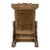 1990s Wood Carved Table Screen / Scholar's Stand With Pavilion Landscape Motif For Sale