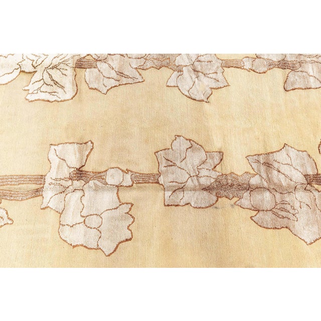 Modern Modern Napa Vines Handmade Wool Rug by Doris Leslie Blau For Sale - Image 3 of 7