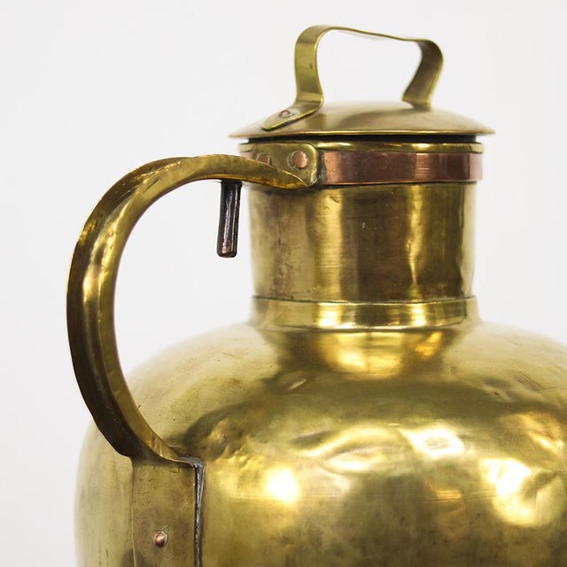 This unique antique French milk jug, also known as a canne à lait, was used in the 19th century to transport milk from the...