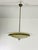 Murano Glass and Brass Pendant Light in the style of Pietro Chiesa for Fontana Arte, 1950s For Sale - Image 11 of 15