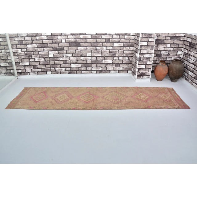 Handmade wool carpet in Turkish Anatolia , Vintage Oushak Rug,Turkish Vintage Anatolian Rug, Handmade wool Rug . One Of...