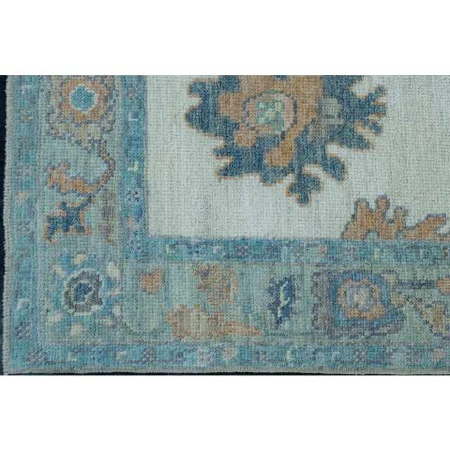 Turkish Turkish Oushak Runner Rug 2'9" x 24'4" #17609 For Sale - Image 3 of 8