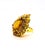 Gemstone Bochic “Capri” Vintage Multi Sapphire & Yellow Sapphire Ring 18K Gold & Silver For Sale - Image 7 of 11