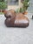 Metal Vintage Soriana Three-Seater Sofa in Dark Brown Leather by Afra and Tobia Scarpa for Cassina, 1960s For Sale - Image 7 of 16
