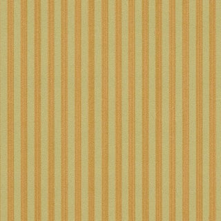 Schumacher Edwin Stripe Narrow Wallcovering In Lemon Sage For Sale