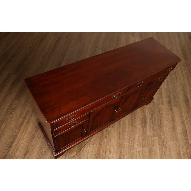 1970s Pennsylvania House Vintage Traditional Cherry Sideboard For Sale - Image 5 of 18