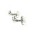 1990s Pair of Georg Jensen Estate Mens Cufflinks Sterling Silver GJ29 For Sale In New York - Image 6 of 12