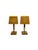 1970s Vintage Wood and Brass Table Lamps by Temde Leuchten, 1970s, Set of 2 For Sale - Image 5 of 13