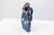 A glazed ceramic flat-form pitcher vase with applied handle and narrow profile by Kathryn Youngs. Signed and dated 1990 on...