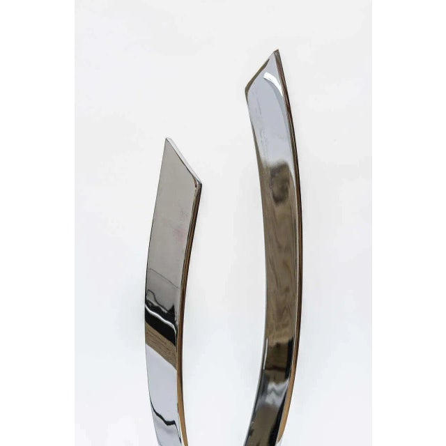 Danny Alessandro Andirons Style Danny Alessandro Nickel-Plated For Sale - Image 4 of 10