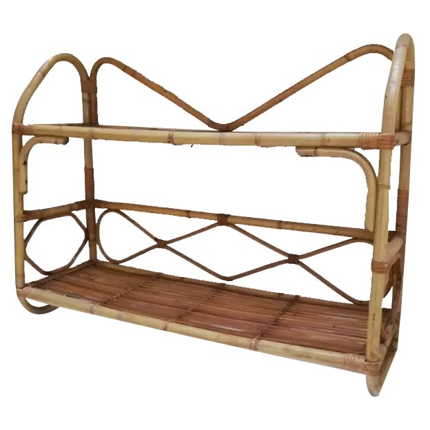 Italian Wall Shelf, 1960s For Sale