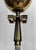 Vintage Art Deco Brass Greek Keyhole Chalice Torchiere Floor Lamp For Sale - Image 9 of 11