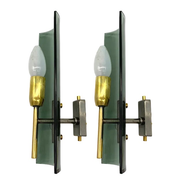 Wall Lamps from Veca, Italy, 1960, Set of 2 For Sale