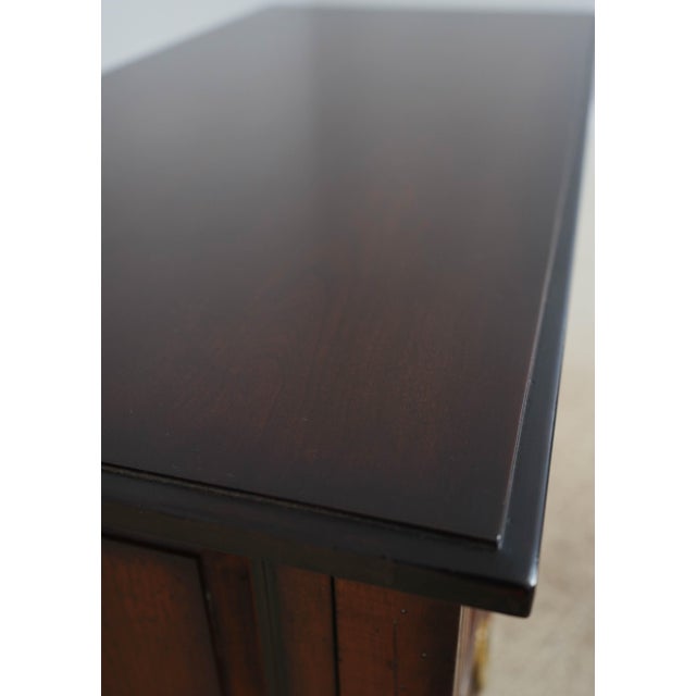 Hickory-White Italian Continental Mahogany 2 Drawer Nightstand For Sale In Philadelphia - Image 6 of 18