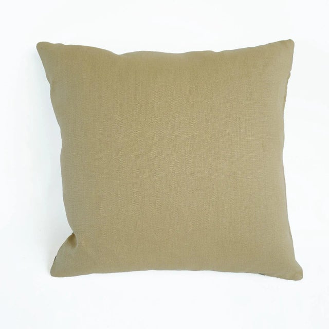 Tribal Vintage Tribal Kuba Cloth African Pillow For Sale - Image 3 of 4