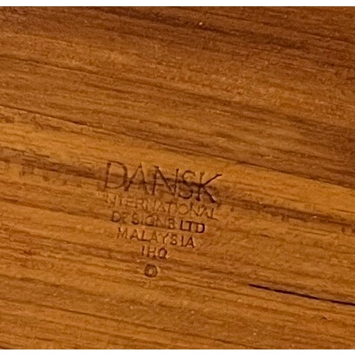 Jens Quistgaard Danish Design Teak Tabletop Lazy Susan Serving Tray For Sale In Jacksonville, FL - Image 6 of 6