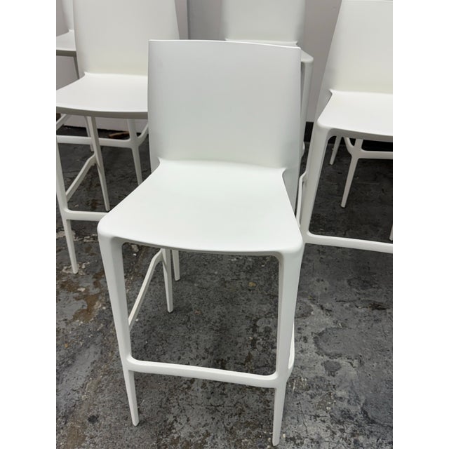2020s Mario & Claudio Bellini for Heller Bellini Outdoor Barstools, Set of Six For Sale - Image 5 of 12