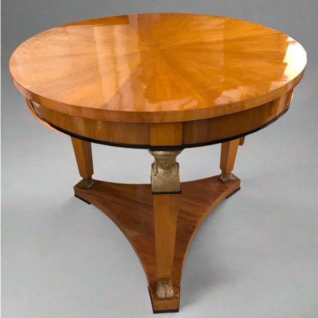 Biedermeier Early 19th Century Fine Biedermeier Center Table For Sale - Image 3 of 6