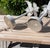 Metal Vintage Tole Painted Metal Palm Tree Form Table Lamps, a Pair For Sale - Image 7 of 8