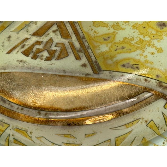 Monumental Salvatore Polizzi Art Glass Centerpiece ‘Southwest Platter’, Circa 1980s For Sale - Image 10 of 11