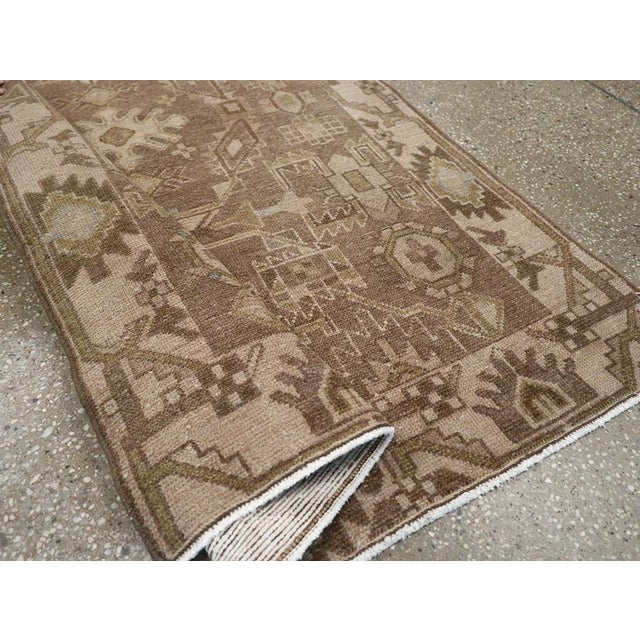 Galerie Shabab Collection Mid-20th Century Persian Malayer Throw Rug For Sale - Image 9 of 10