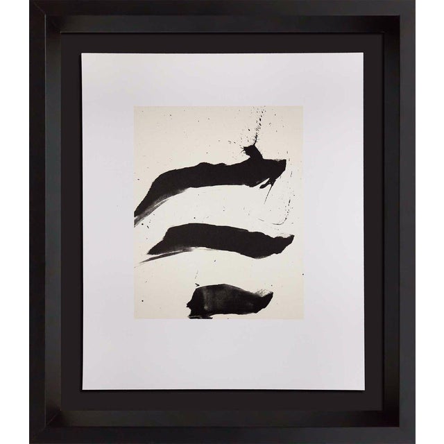 Modern Robert Motherwell Lithograph Original Print With Frame Chairish