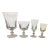 Large Set of 45 Signed Orrefors Swedish Crystal Glass Stemware For Sale