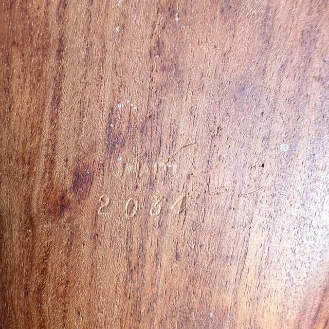 Brown 1970s Haitian Tropical Mahogany Sculptural Tray For Sale - Image 8 of 12