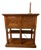 Early 19th C. French Empire Mahogany & Brass Cabinet, Faux-Marble Top For Sale