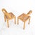 Mid-Century Modern Set of Wood & Viennese Straw Chairs attributed to RB Rossana, Italy, 1970s For Sale - Image 3 of 18