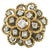Hammerman Brothers 18K Gold Diamond Cluster Ring, 1.60 Carat For Sale