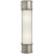 Oxford 18" Bath Sconce in Antique Nickel with Frosted Glass Designer: Chapman & Myers Height: 18.5" Extension: 4"...