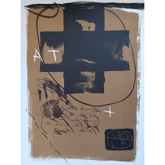 Paper Original Hand-Signed Art Basel6'75 Exhibition Poster by Antoni Tapies For Sale - Image 7 of 9