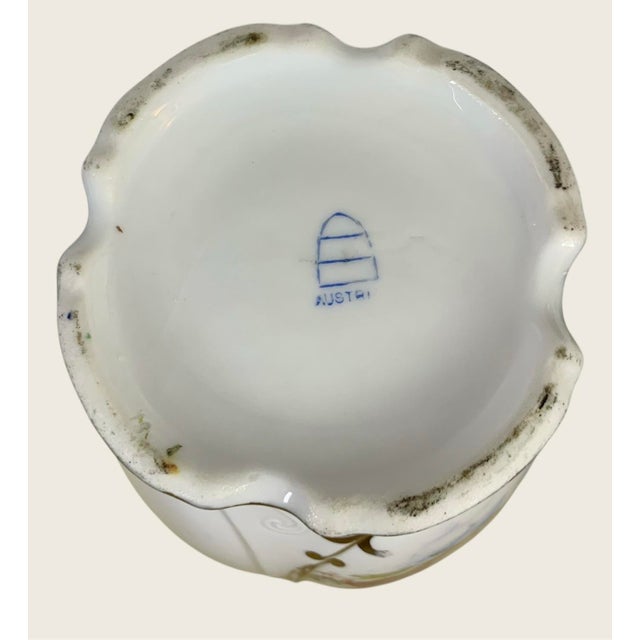Green Antique 19th C Royal Vienna Chocolate Pot Decorated W/ Artists & Sculptor Scene For Sale - Image 8 of 8