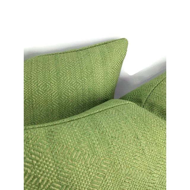 Schumacher F. Schumacher Villis Strie Emerald Pillow Cover For Sale - Image 4 of 7