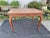 1920s French Provincial Oak Parquet Draw Leaf Dining Table For Sale - Image 11 of 11