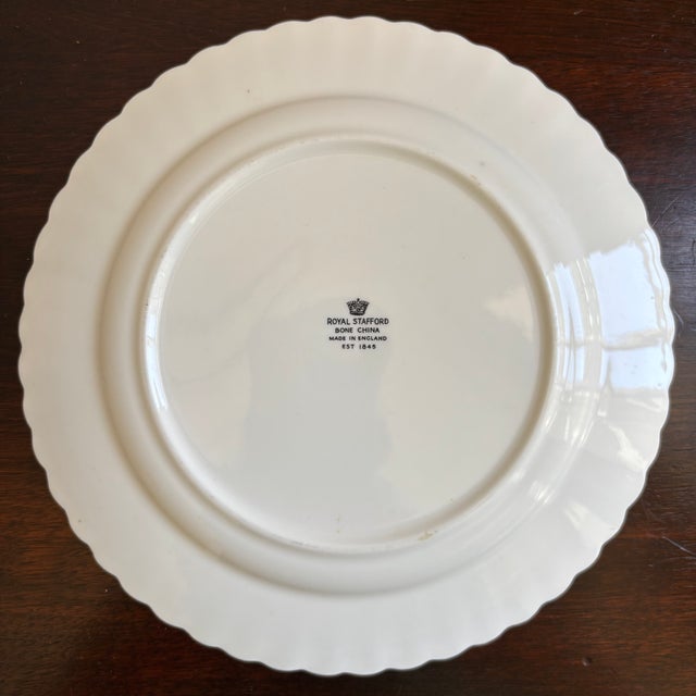 Vintage English Bone China Decorative Dessert Plate For Sale - Image 13 of 15