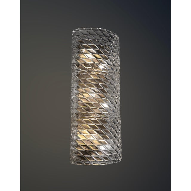 Glass 21st Century Diamante Sconce by Fabio LTD For Sale - Image 7 of 7