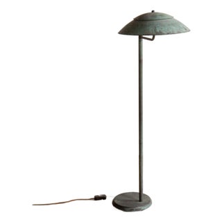 Poul Henningsen Style Metal Floor Lamp For Sale