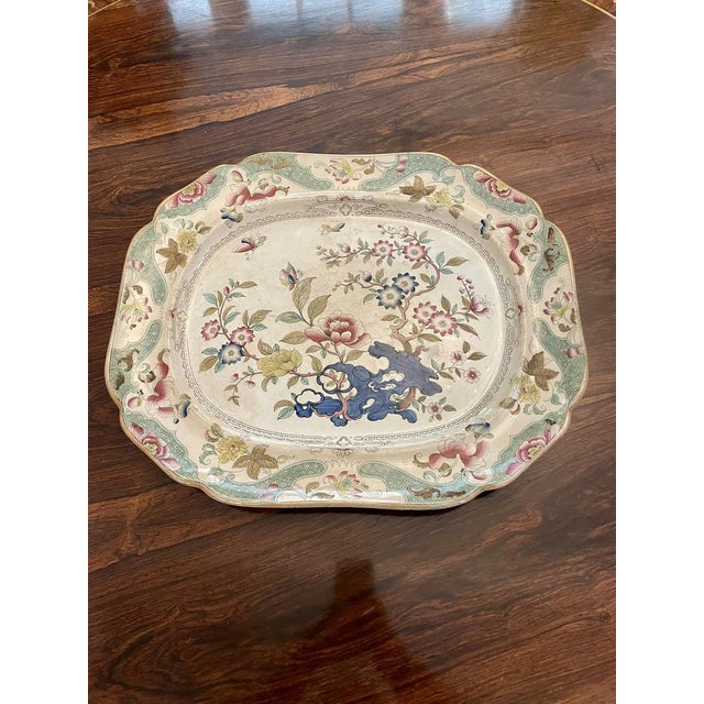 Large Victorian Meat Plate, 1850s For Sale - Image 4 of 16