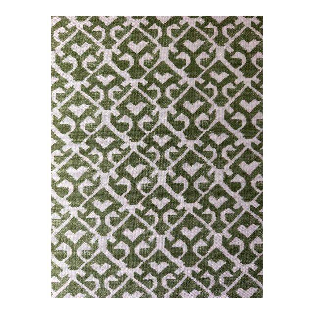 Carolina Irving Tamar on Natural Parsley 8 Yards Linen Fabric For Sale