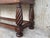 Brown 19th Century Spanish Low Console Table With Solomonic Legs & Two Carved Drawers For Sale - Image 8 of 11