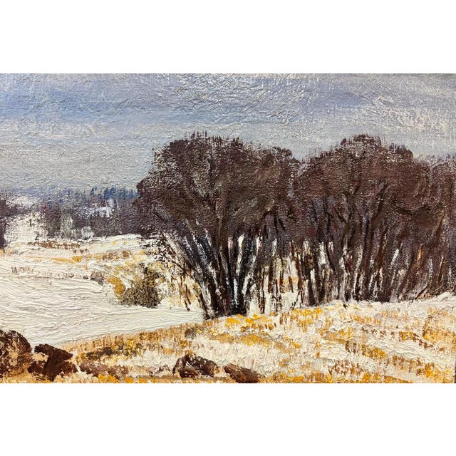 Dmitrij Kosmin Dimitri Kosmin, Winter Has Arrived, 1985, Oil Painting For Sale - Image 4 of 7